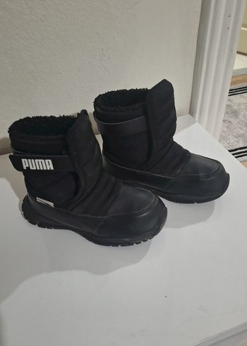 Puma Siyah Cocuk Kar Botu