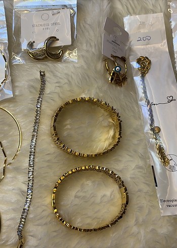 Accessorize  Altin Ve Gumus Tonlu Sik Taki Seti Toptan Satis
