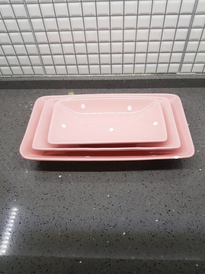 Pastel Pembe Modern Tabak Seti - Görsel 4