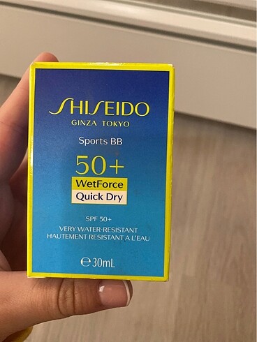 Shiseido renkli güneş koruyucu