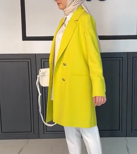 Zara Blazer ceket uzun
