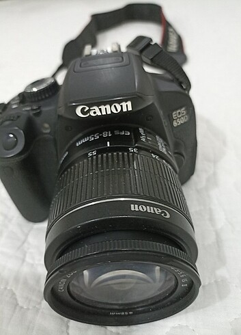 Canon EOS 650 D profesyonel fotoğraf makinesi 