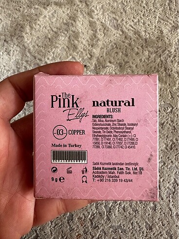  Beden The pink allık