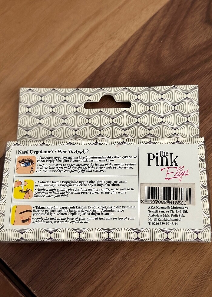 The pink marka takma kirpik - Görsel 3