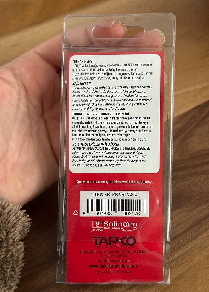 Solingen tırnak pensi - Görsel 4