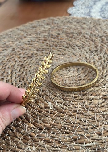 Altın Renkli Boncuklu Bohem Bilezikler - Görsel 2