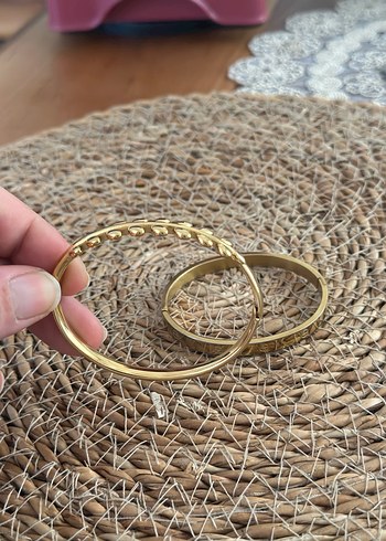 Altın Renkli Boncuklu Bohem Bilezikler - Görsel 5