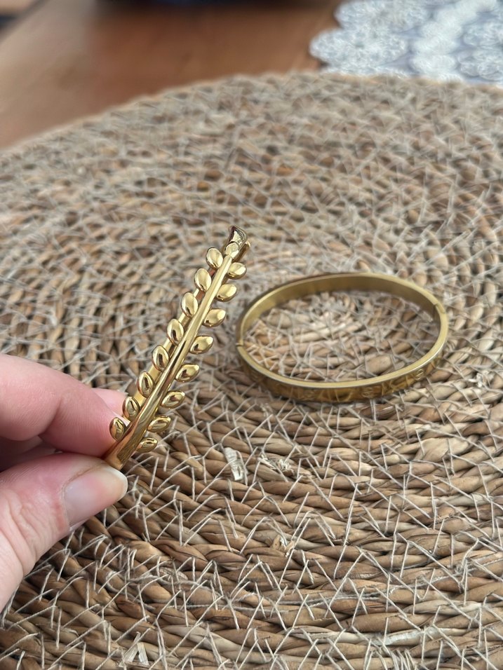 Altın Renkli Boncuklu Bohem Bilezikler - Görsel 2