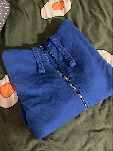 mavi sweatshirt/ hırka