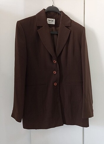 Kahverengi blazer ceket