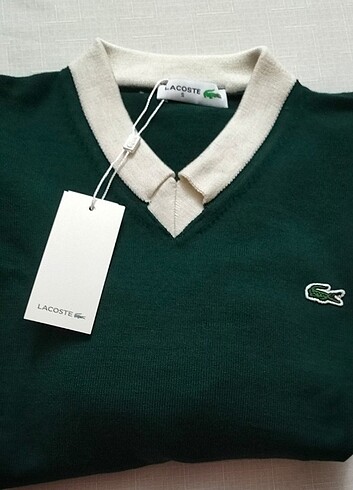 Lacoste yeşil triko