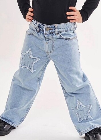 Zara Yıldız yama kot pantolon 