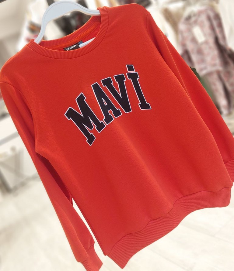 MAVİ Baskılı Sweatshirt - Görsel 5