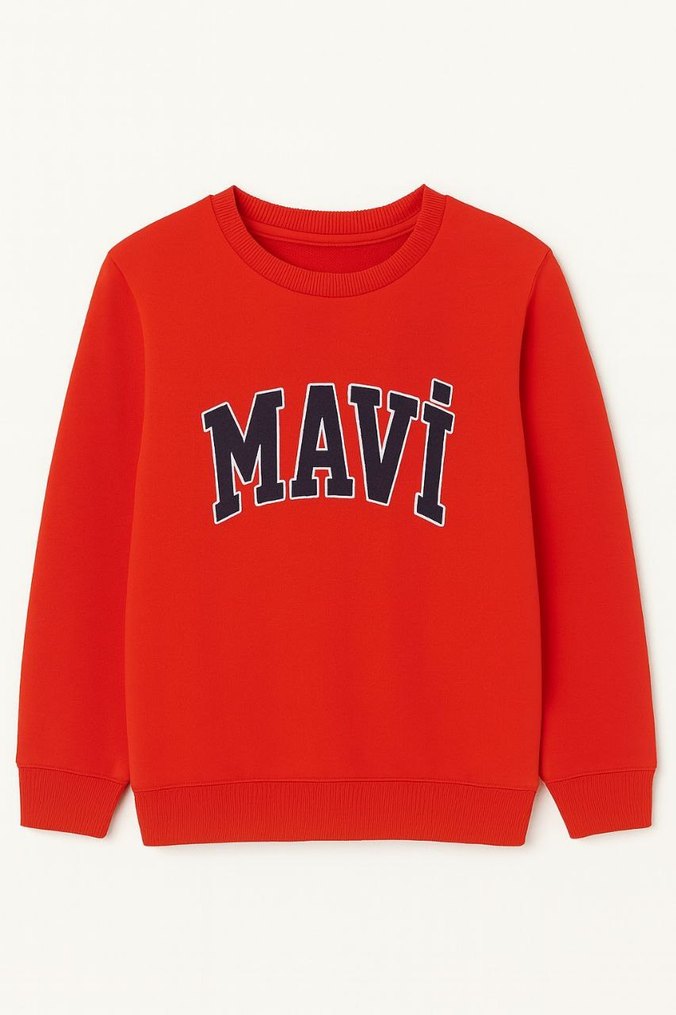 MAVİ Baskılı Sweatshirt - Görsel 4