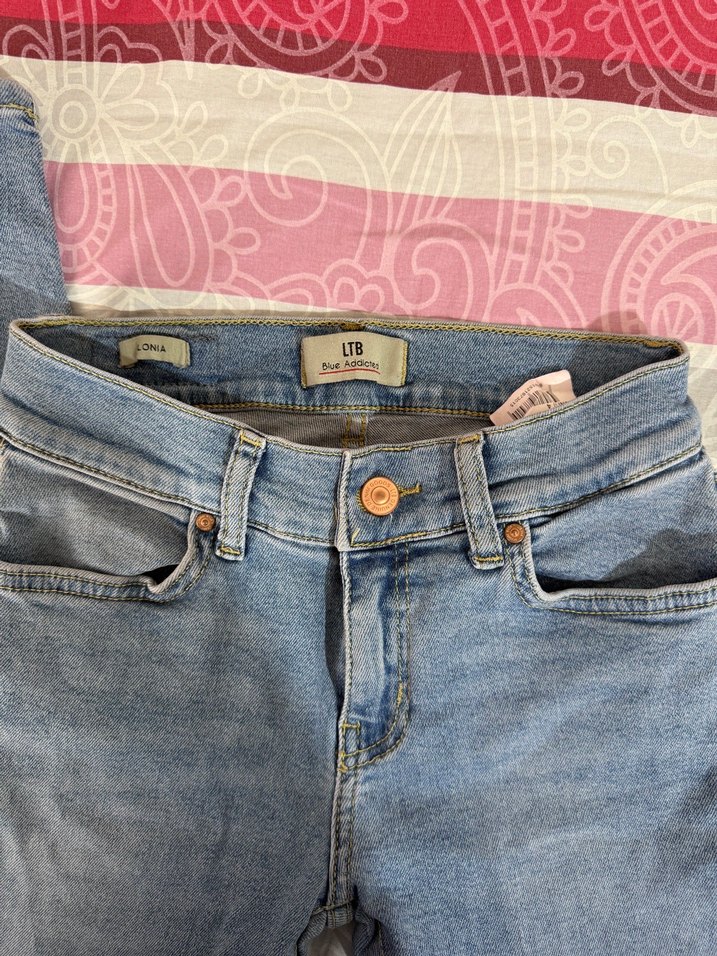 Vintage LTB Açık Mavi Denim Jean — görsel 13/15