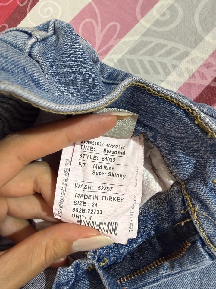 Vintage LTB Açık Mavi Denim Jean — görsel 8/15