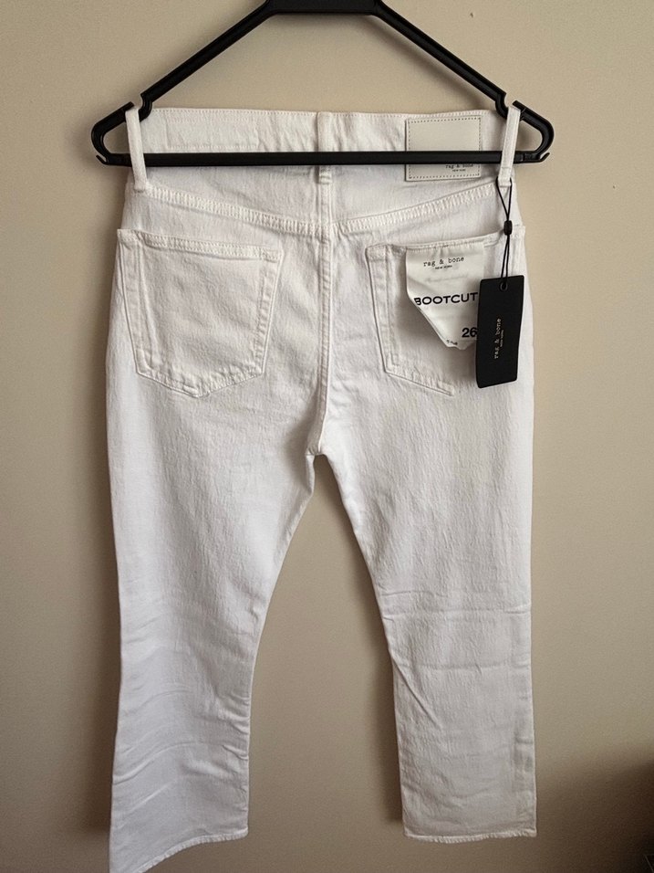 Rag & Bone Beyaz Denim Jeans — görsel 4/8