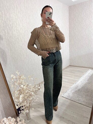 Diğer Taşlı jean