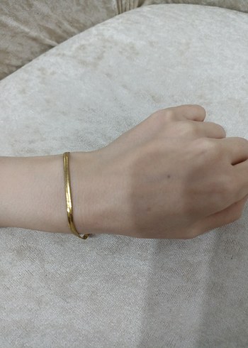 Kadın Elastik Minimalist Yılan Desenli Bilezik