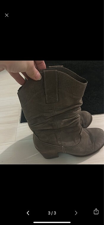 Shoes & More Gerçek Deri Nubuk çizme