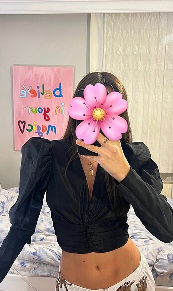 Trendyol abiye crop üst