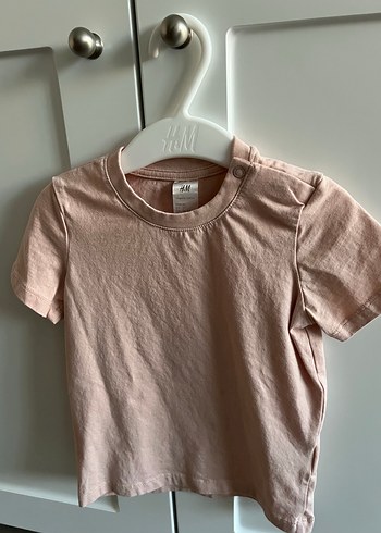 H&M Pudra Pembe Bebek Tisortu