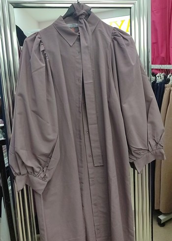 Uzun balon Kollu Kadın Salaş gömlek ceylan otantik - Görsel 3