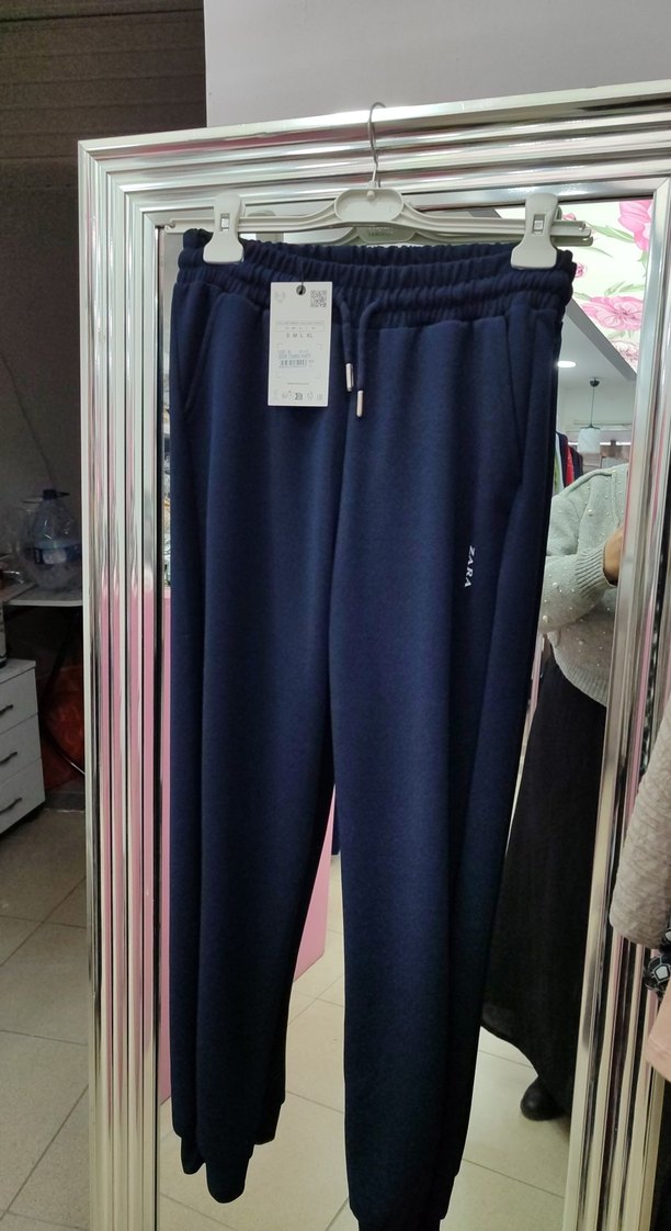 Kadın Lacivert Rahat Kesim Eşofmanalti - Görsel 2