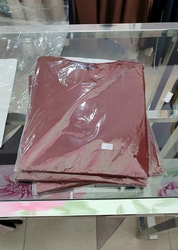 açık kahverengi Uzun Kollu Basic Kadın badi ledeka - Görsel 6