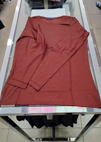 açık kahverengi Uzun Kollu Basic Kadın badi ledeka - Görsel 2