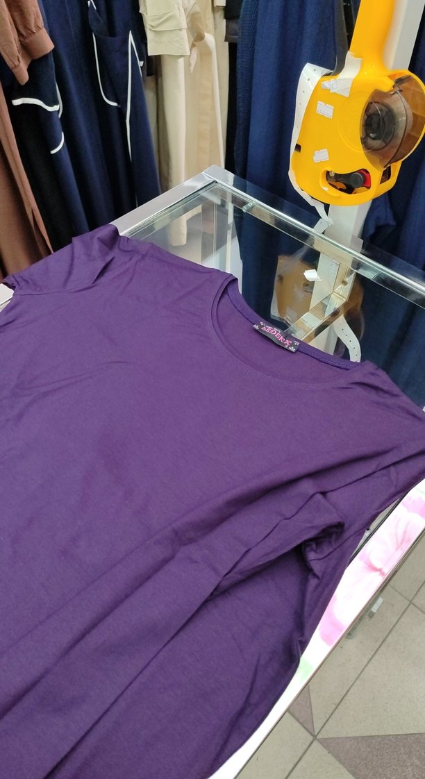 ledeka uzun kol patlıcanmoru kadın badi - Görsel 4