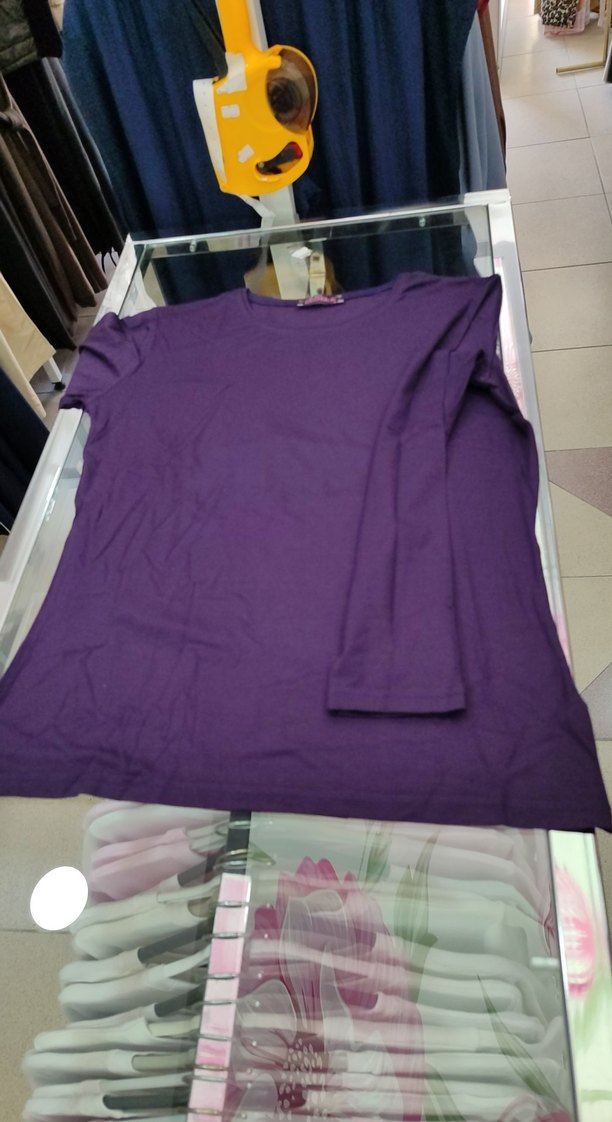 ledeka uzun kol patlıcanmoru kadın badi - Görsel 3