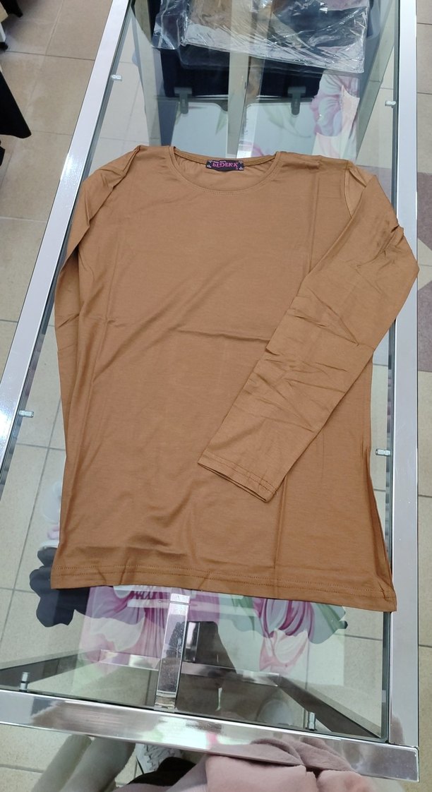 ledeka uzun kollu kadın badi bluz - Görsel 3