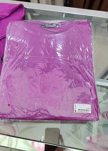 fuşya Uzun Kollu Salaş Kadın Bluz ledeka - Görsel 3