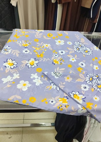 lila tabanlı levidor pamuk eşarp mağaza ürünüdür - Görsel 4