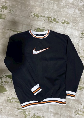 Nike Siyah Retro Spor Sweatshirt