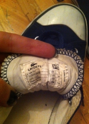 39 Beden LACOSTE ORJİNAL SNEAKERS 39 NO