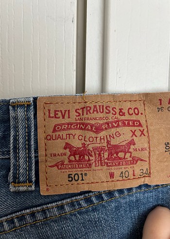 Levis 501 Original Denim Jean