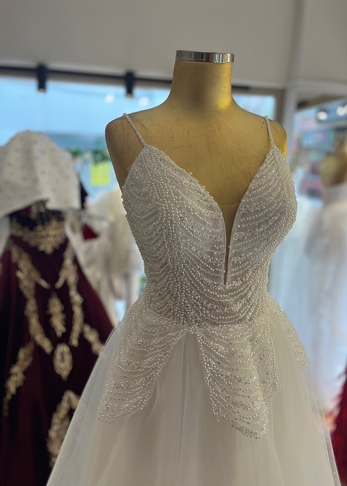 Özel dikim gelinlik - Görsel 2