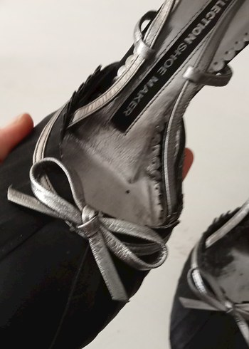 H&M Home Tokalı Siyah Yüksek Topuklu Kadın Ayakkabı
