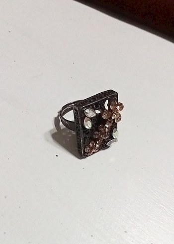 Yargıcı Bohem Kahverengi Küpe ve yüzük - Görsel 4