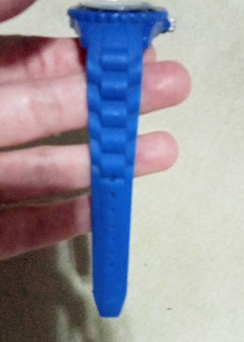 Mavi Renkli silikon kayışlı çocuk Kol Saati - Görsel 4