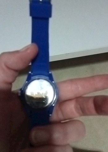 Mavi Renkli silikon kayışlı çocuk Kol Saati - Görsel 2