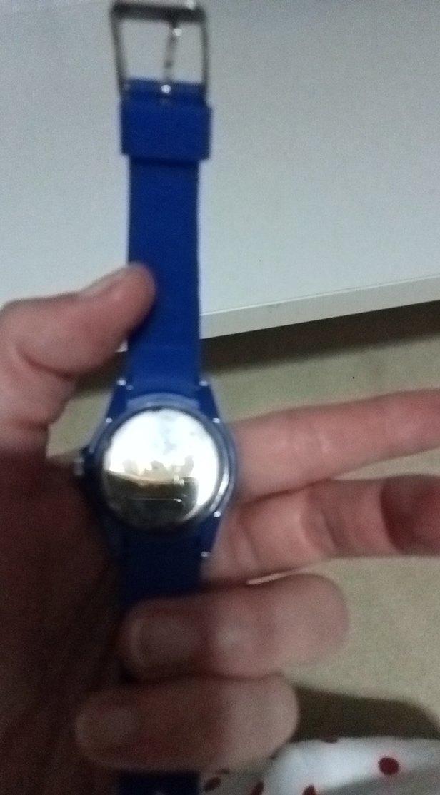 Mavi Renkli silikon kayışlı çocuk Kol Saati - Görsel 2