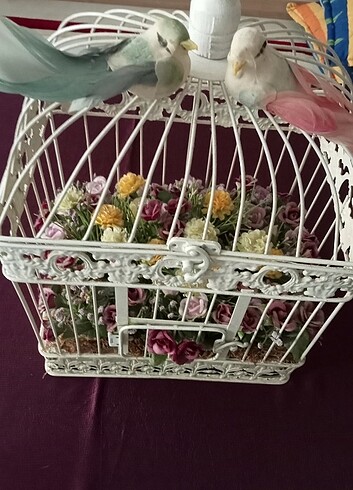 English home ferforje kafes ve çiçekler 
