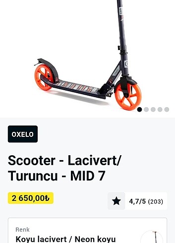 Decathlon oxelo scooter 