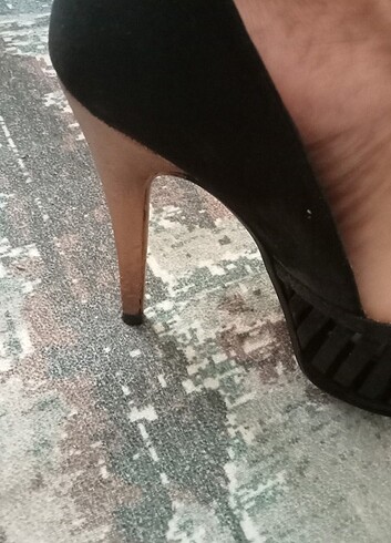 Zara 38 platformlu süet ayakkabı - Görsel 5