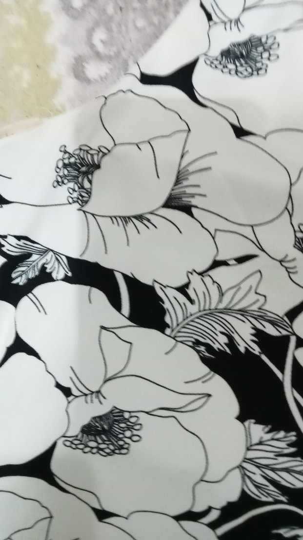 spazio M desenli likralı  Elbise - Görsel 3