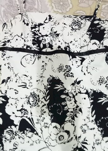 journey S beden ince askiDesenli Elbise - Görsel 3