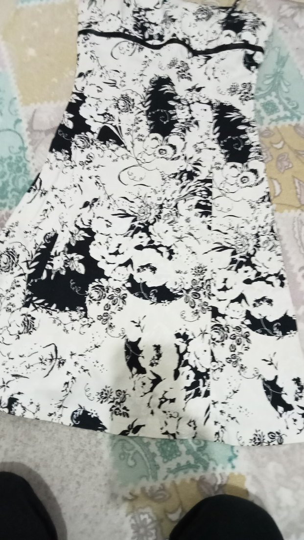 journey S beden ince askiDesenli Elbise - Görsel 4